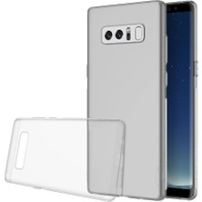 Samsung Galaxy Note 8 Uyumlu Kamera Korumalı Yumuşak Dokulu ve Şık Koruma Şeffaf Kılıf