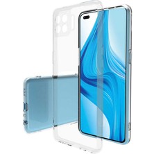 Oppo A73 Uyumlu Kamera Korumalı Yumuşak Dokulu ve Şık Koruma Şeffaf Kılıf