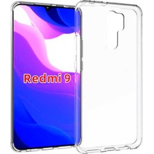 Xiaomi Redmi 9 Uyumlu Kamera Korumalı Yumuşak Dokulu ve Şık Koruma Şeffaf Kılıf