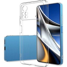 Xiaomi Poco X4 Pro 5g Uyumlu Kamera Korumalı Yumuşak Dokulu ve Şık Koruma Şeffaf Kılıf