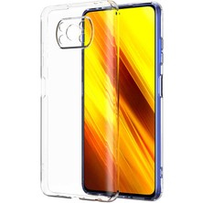 Xiaomi Poco X3 Uyumlu Kamera Korumalı Yumuşak Dokulu ve Şık Koruma Şeffaf Kılıf