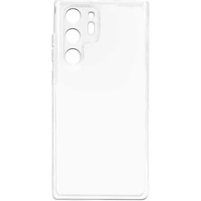 Samsung Galaxy Note 20 Ultra Uyumlu Kamera Korumalı Yumuşak Dokulu ve Şık Koruma Şeffaf Kılıf