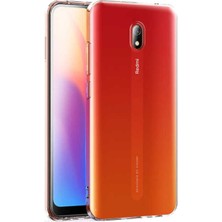 Xiaomi Redmi 8A Uyumlu Kamera Korumalı Yumuşak Dokulu ve Şık Koruma Şeffaf Kılıf