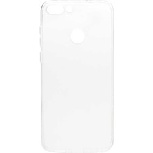 Huawei P Smart Uyumlu Kamera Korumalı Yumuşak Dokulu ve Şık Koruma Şeffaf Kılıf