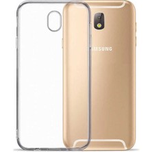 Samsung Galaxy J530 Pro Uyumlu Kamera Korumalı Yumuşak Dokulu ve Şık Koruma Şeffaf Kılıf