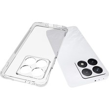 Xiaomi 14T Pro Uyumlu Kamera Korumalı Yumuşak Dokulu ve Şık Koruma Şeffaf Kılıf