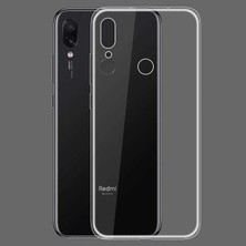Xiaomi Redmi Note 7 Uyumlu Kamera Korumalı Yumuşak Dokulu ve Şık Koruma Şeffaf Kılıf