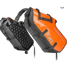Rhinowalk Su Geçirmez Motosiklet Çantası Turuncu (L Beden) 14+14=28LITRE Hacim