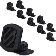 MAGDM-10KFLT Magicmount Manyetik Araç Için Telefon Tutucu - 360 Derece Ayarlanabilir Kafa, Tüm Cihazlarla Evrensel - Gösterge Paneli Montajı - 10'lu Paket