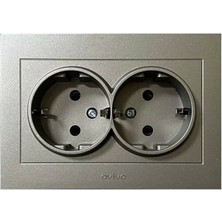 Ovivo Grano Antrasit Ikili Priz