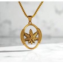 Akçaağaç Çelik Kolye Ucu