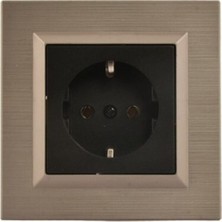 Ovivo Quantum Bakır Topraklı Priz ve Çerçeve Seti