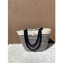 Elçiçek Homedecor Hasır Çanta,kol Çantası,plaj Çantası