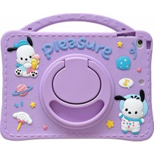 MobaxAksesuar Samsung Galaxy Tab S11/S10 Lite FE/S10/S9 FE/S9/S7-S8 Kılıf Cute Dolls Standlı Eğlenceli 3D Karekterli Çocuk Kılıfı-Plus Değil