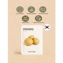 Modamkore 7'li Paket Patates Özlü Kore Yüz Maskesi - Nemlendirici Besleyici Yatıştırıcı Etki