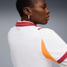 Puma Galatasaray 25/26 Kadın Deplasman Forması XL Beyaz Kırmızı Renkli Yüksek Performanslı