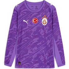 Puma Galatasaray 25/26 Erkek Kaleci Forması S Beden Uzun Kollu Mor Renkli Yüksek Performanslı Tasarım