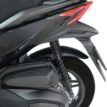 Gp Kompozit Honda Forza 250 2021-2025 Uyumlu Uzun Arka Çamurluk Siyah