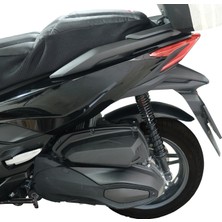 Gp Kompozit Honda Forza 250 2021-2025 Uyumlu Uzun Arka Çamurluk Siyah