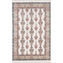 GÜLCEM HOME Hanzade, Osmanlı Melodi Ipeksi Yün Tuşeli Triko Akrilik Saraylı Oturma Odası ve Salon Halısı