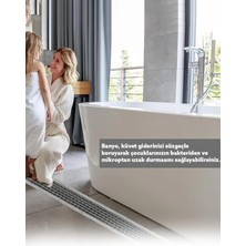 4 Metre 12 cm Banyo Duş Gider Süzgeci Gider Koruyucu Sineklik Tamir Aparatı Kesilir Koruyucu File