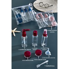 Plastik Seyahat Seti,kiti Doldurulabilir Mini Kozmetik Şişesi