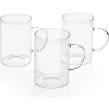 Decohandy 6'lı Cam Kupa 200 ml