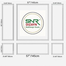 Dekoratif Boyanabilir Hazır Kesimli Duvar Çıtası 4 cm (2480)M