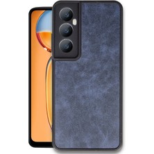 Newface Realme C65 Kılıf Aras Deri Kapak - Lacivert 11