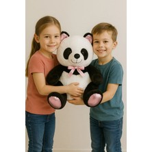 Polly Toys Pembe Kurdeleli Panda - 50 cm