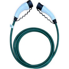  BYCO-22T2-YB-3 22KW Destekli 3m Yeşil Elektrikli Araç Şarj Kablosu