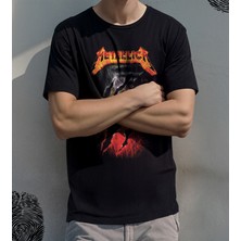 Butişört 'metallica -Red Scar‘  Baskılı 'regular-Fit' Unisex Tişört