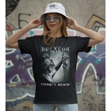 Butişört 'be'lakor - Stones's Reach'  Baskılı 'regular-Fit' Unisex Tişört