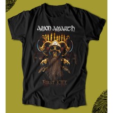 Butişört 'amon Amarth - First Kill‘  Baskılı 'regular-Fit' Unisex Tişört