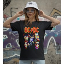 Butişört 'ac / Dc - Hologram'  Baskılı 'regular-Fit' Unisex Tişört