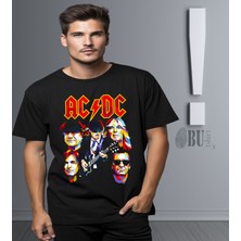 Butişört 'ac / Dc - Hologram'  Baskılı 'regular-Fit' Unisex Tişört