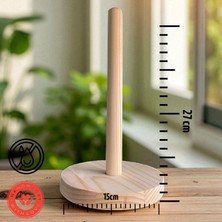 Ahşap Peçetelik & Kağıt Havluluk – Doğal Ahşap Napkin Holder ve Paper Towel Dispenser Mutfak Dekoru