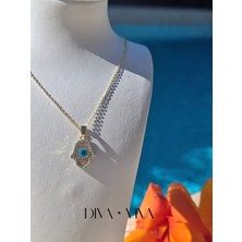 Diva Viva - Amara Eye Kadın Çelik Kolye