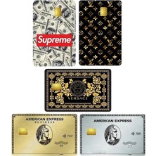 5 Çeşit Money Kart Kaplama Sticker