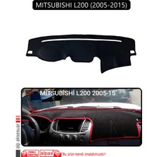 Mıtsubıshı L200 2005-2015TORPİDO Koruma Halısı Siyah Kenar