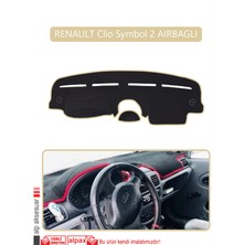 Renault Symbol 2011+ Aırbaglıtorpido Koruma Halısı Bej Kenar