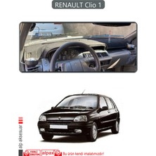 Renault Clio 1torpido Koruma Halısı Gri Kenar