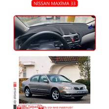Nissan Maxima 33TORPİDO Koruma Halısı Kırmızı Kenar