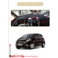 Kia Venga 2009-2011TORPİDO Koruma Halısı Bej Kenar