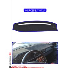 Mercedes W124TORPİDO Koruma Halısı Mavi Kenar