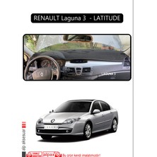 Renault Laguna 3  - Latıtudetorpido Koruma Halısı Siyah Kenar