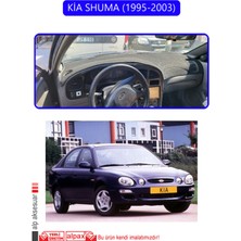 Kia Shuma 1995-2003TORPİDO Koruma Halısı Mavi Kenar