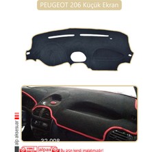 Peugeot 206 Küçük Ekrantorpido Koruma Halısı Bej Kenar