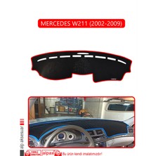 Mercedes W211 2002-2009TORPİDO Koruma Halısı Kırmızı Kenar