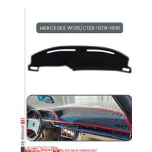 Mercedes W126/C126 1979-1991TORPİDO Koruma Halısı Gri Kenar